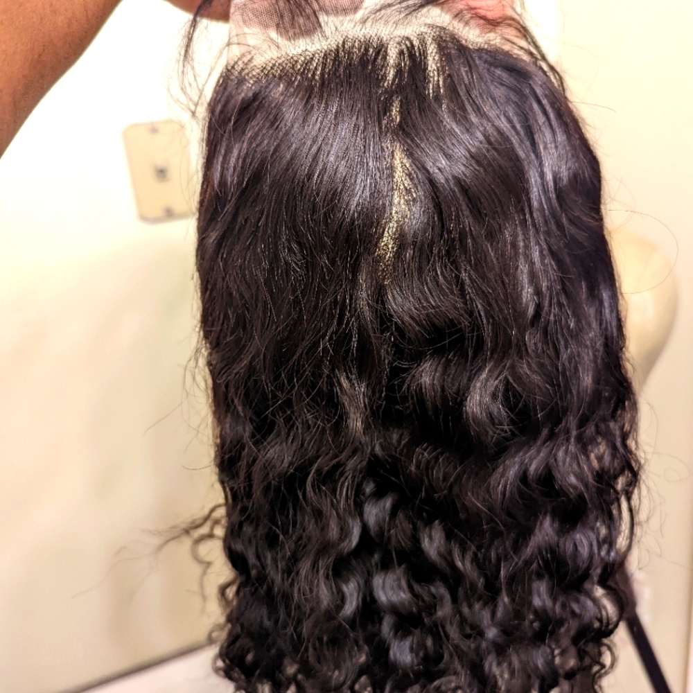 Ham Hair Lace Front Wig - Curly
